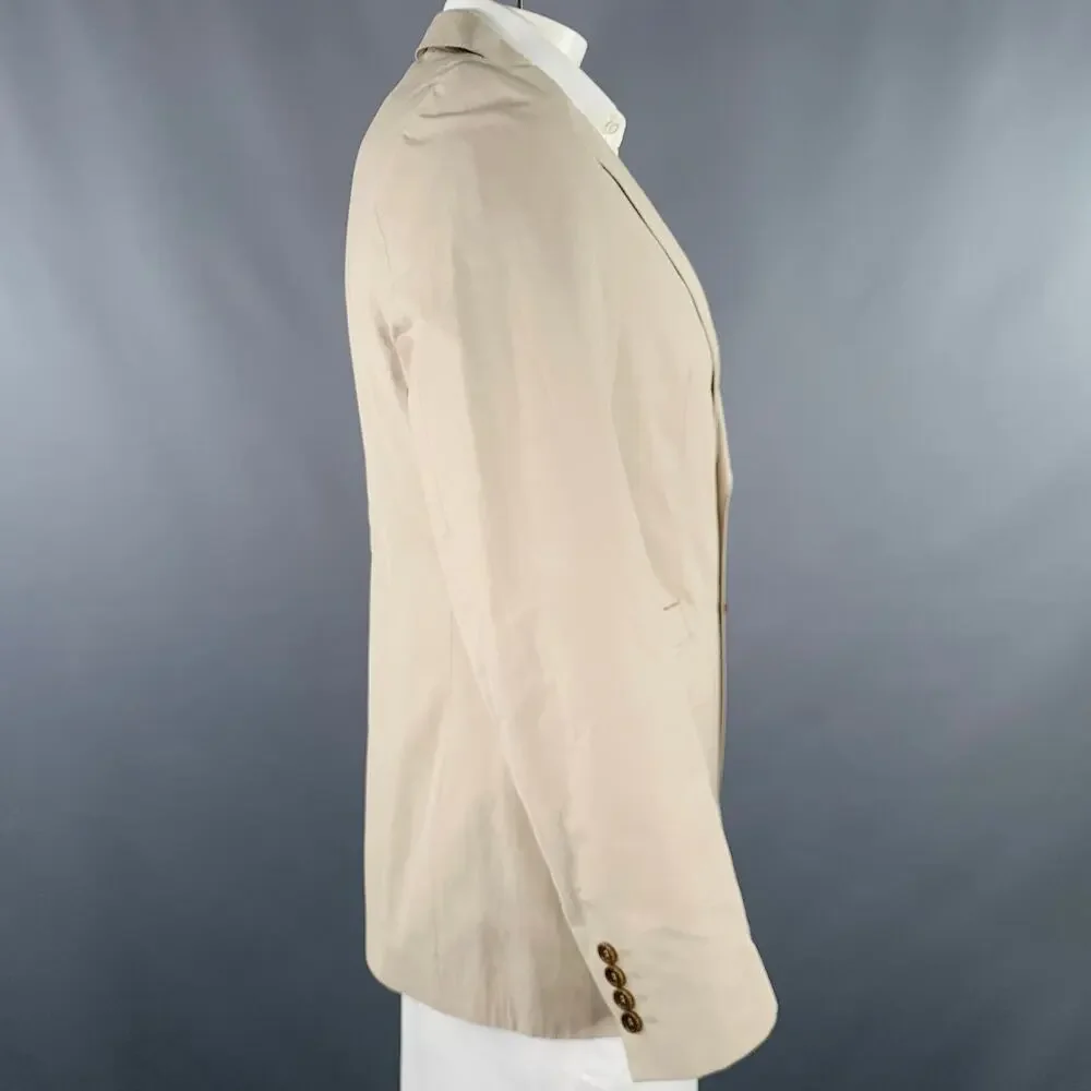 PS by PAUL SMITH Size 42 Khaki Cotton Blend Sport Coat